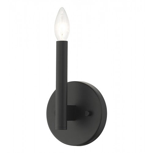 1 Light Black ADA Sconce Wall Sconce Livex