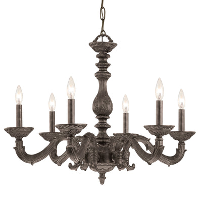 Paris Market 6 Light Venetian Bronze Chandelier Chandelier Crystorama