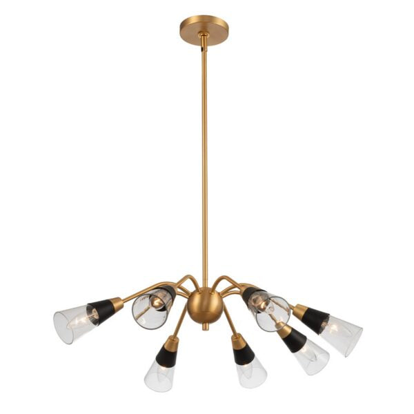 Ponti 8 Light Chandelier Chandelier Kalco