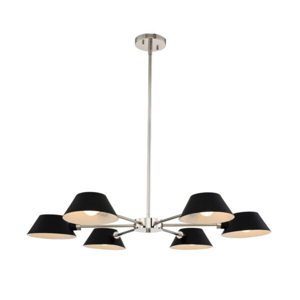 Bruno 6 Light Chandelier Chandelier Kalco