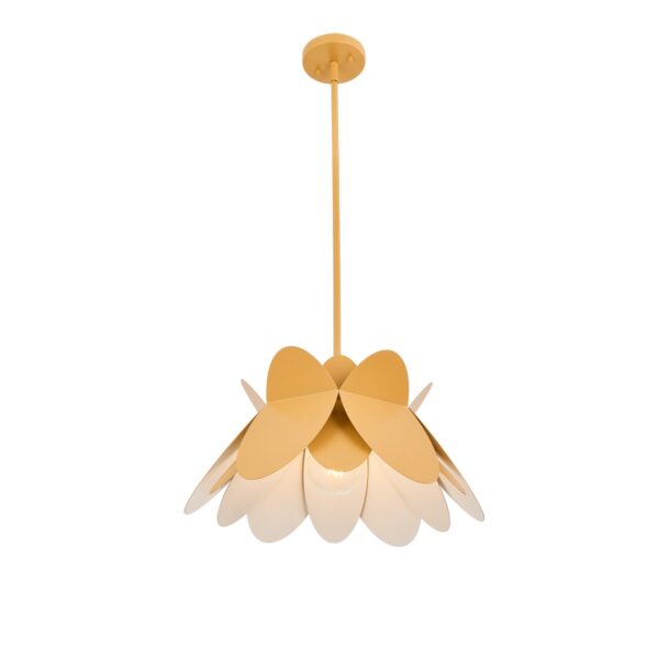 Flor 18 In Harvest Yellow Pendant Pendant Kalco