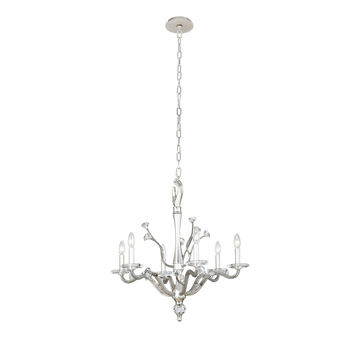 Venus 6 Light Chandelier Chandelier Kalco