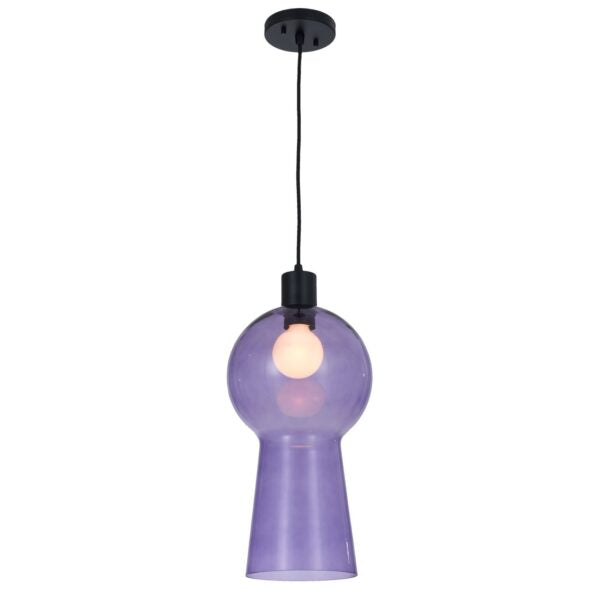 Cores Purple Pendant Pendant Kalco