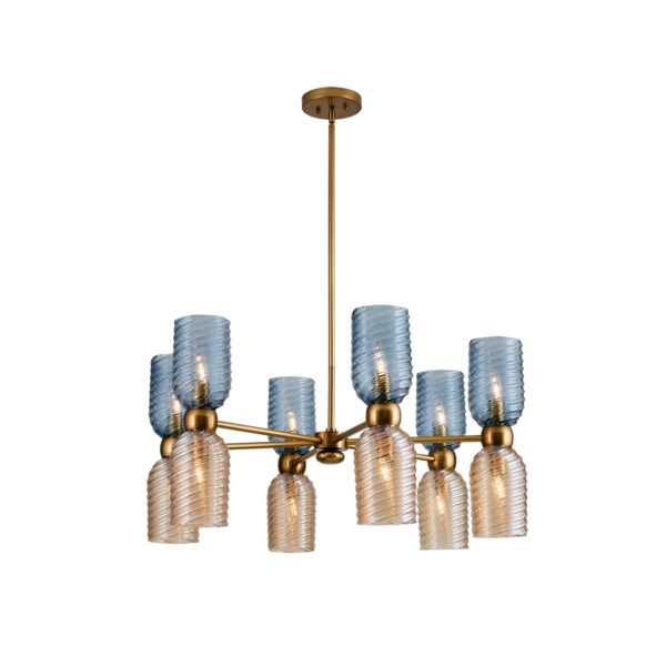 Azul 12 Lt Chandelier Chandelier Kalco