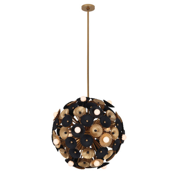 Damask 28 LT Orb Pendant Pendant Kalco