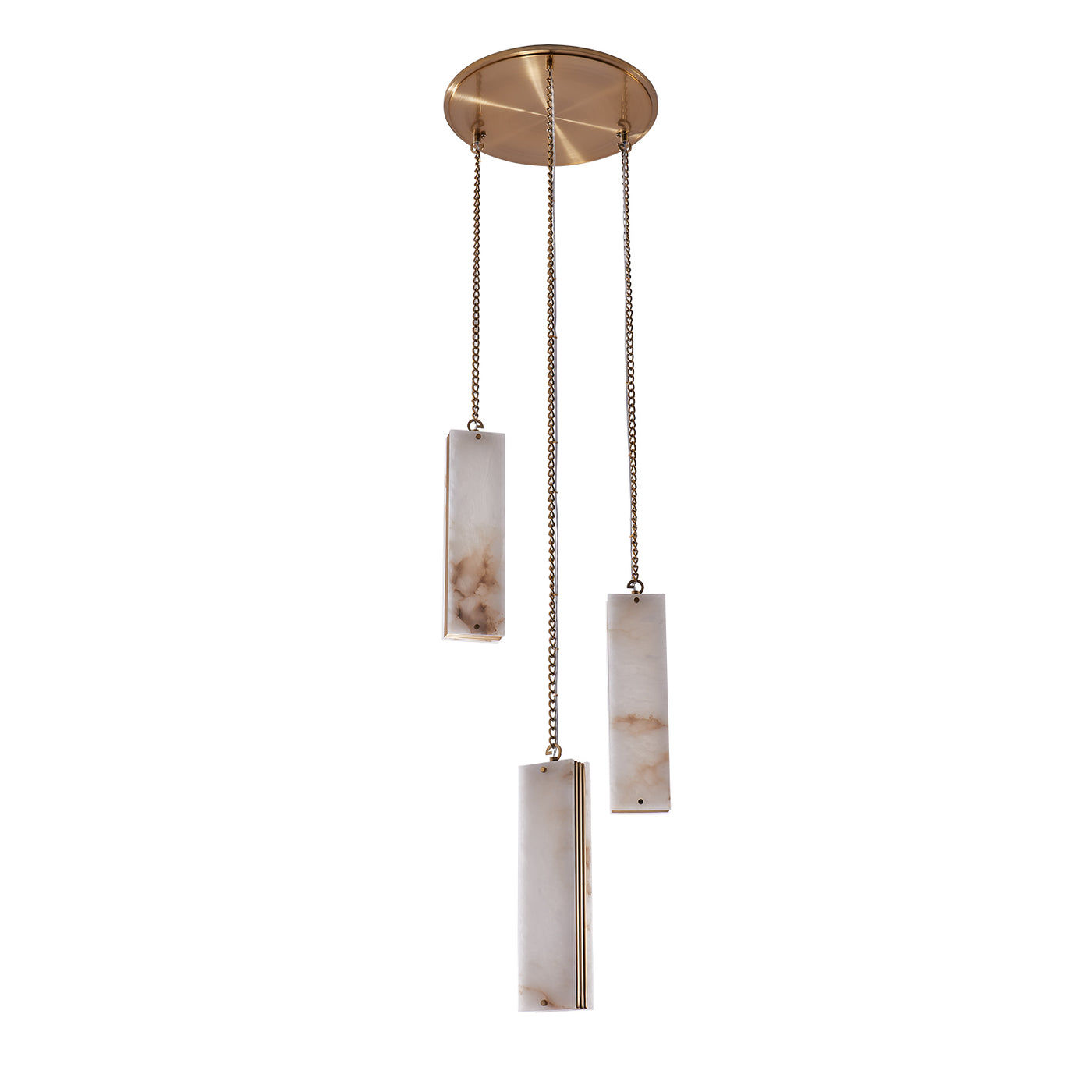 Vertical Three Drop LED Pendant Pendant Kalco