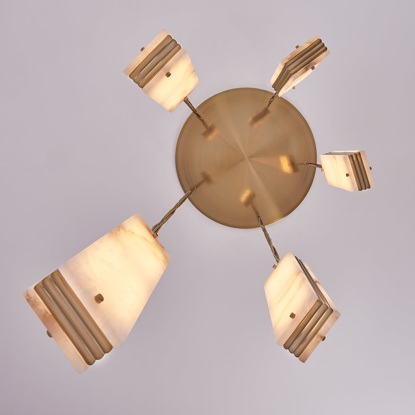 Vertical Five Drop LED Pendant Pendant Kalco