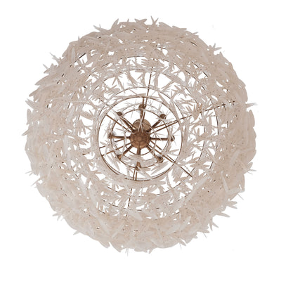 Sphere 36" Capiz Pendant Pendant Kalco