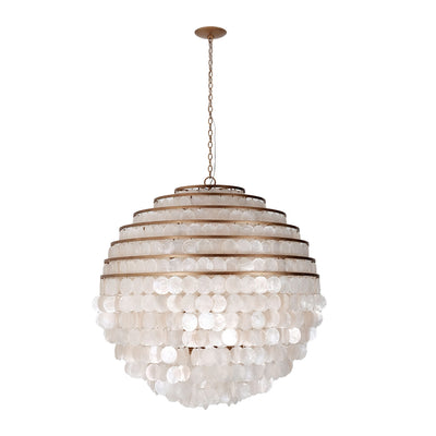 Sphere 36" Capiz Pendant Pendant Kalco