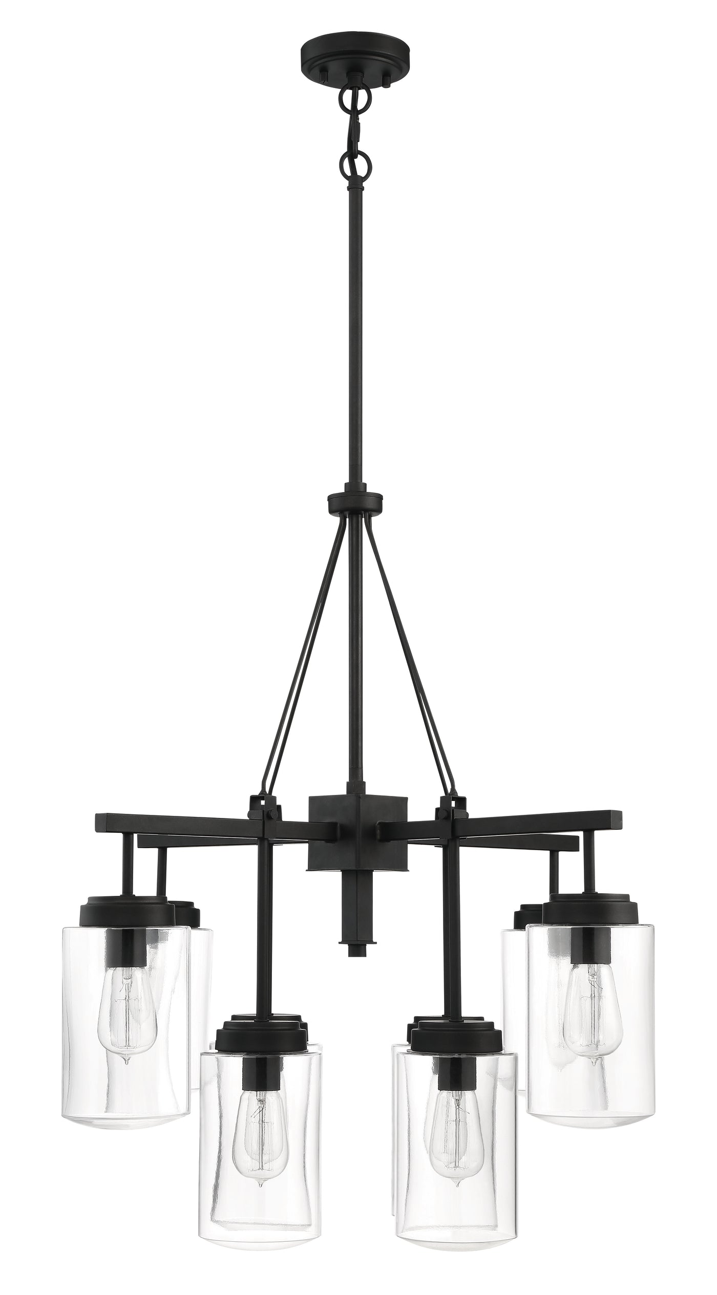 Crosspoint 8 Light Outdoor Chandelier Espresso Exterior Craftmade