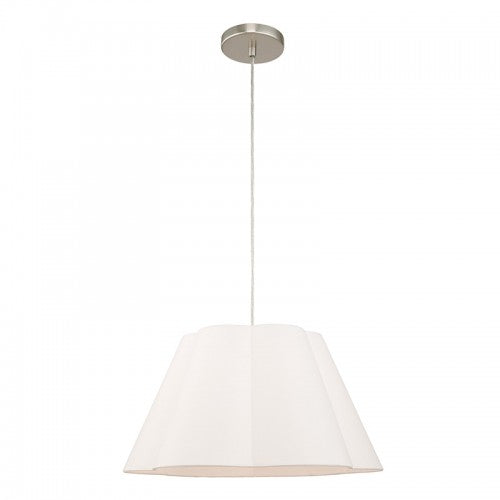 1 Lt Brushed Nickel Pendant Pendant Livex