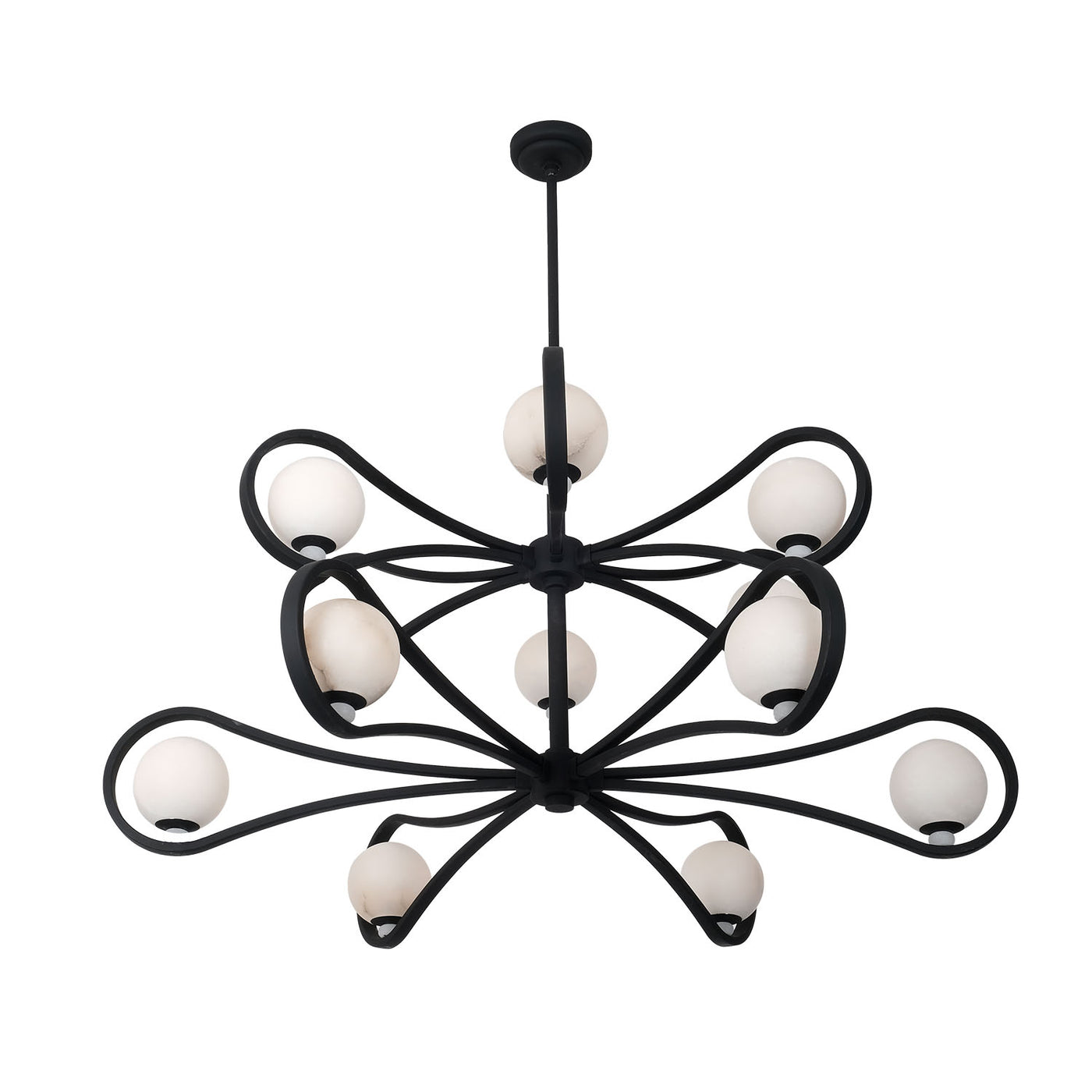 Elliptical 2 Tier LED Pendant Pendant Kalco