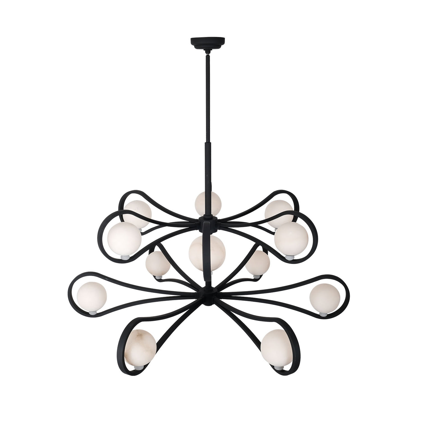 Elliptical 2 Tier LED Pendant Pendant Kalco