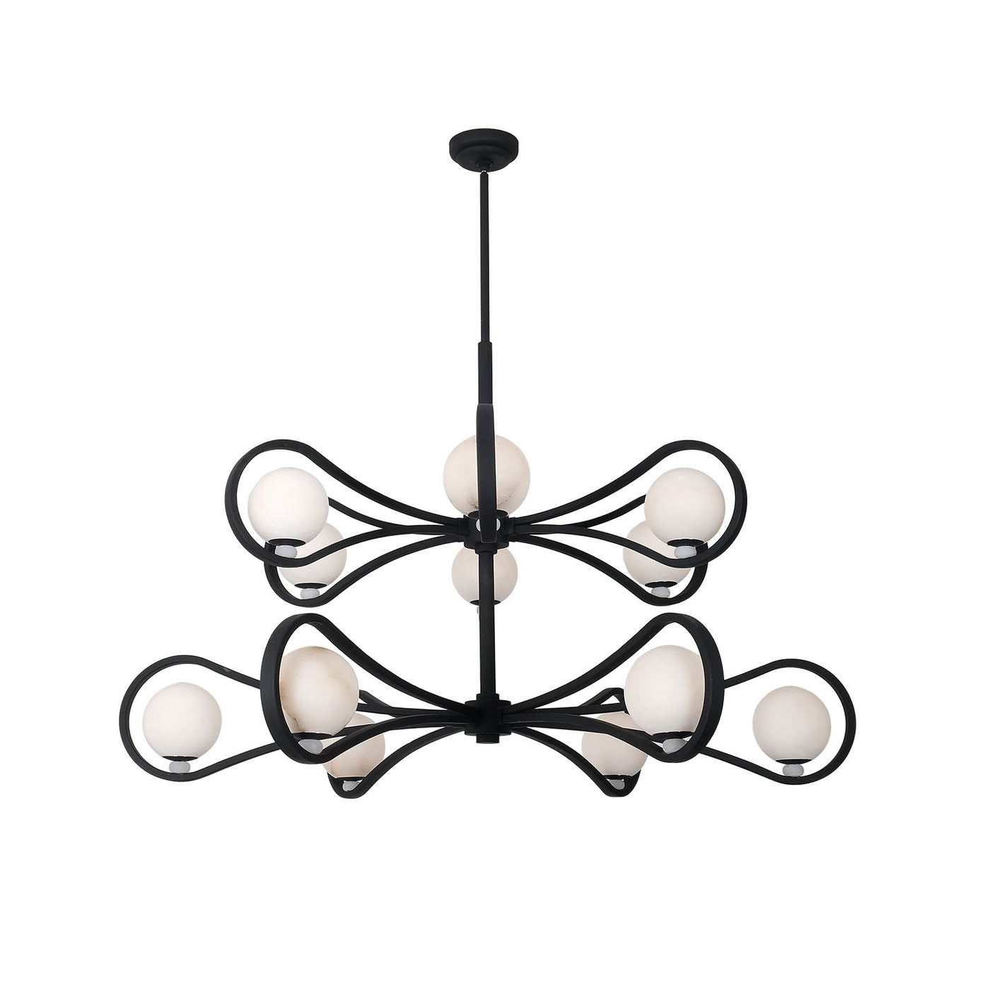 Elliptical 2 Tier LED Pendant Pendant Kalco