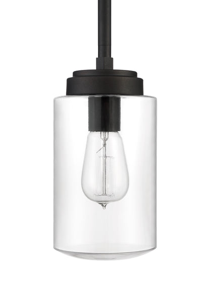 Crosspoint 1 Light Outdoor Mini Pendant Espresso Exterior Craftmade