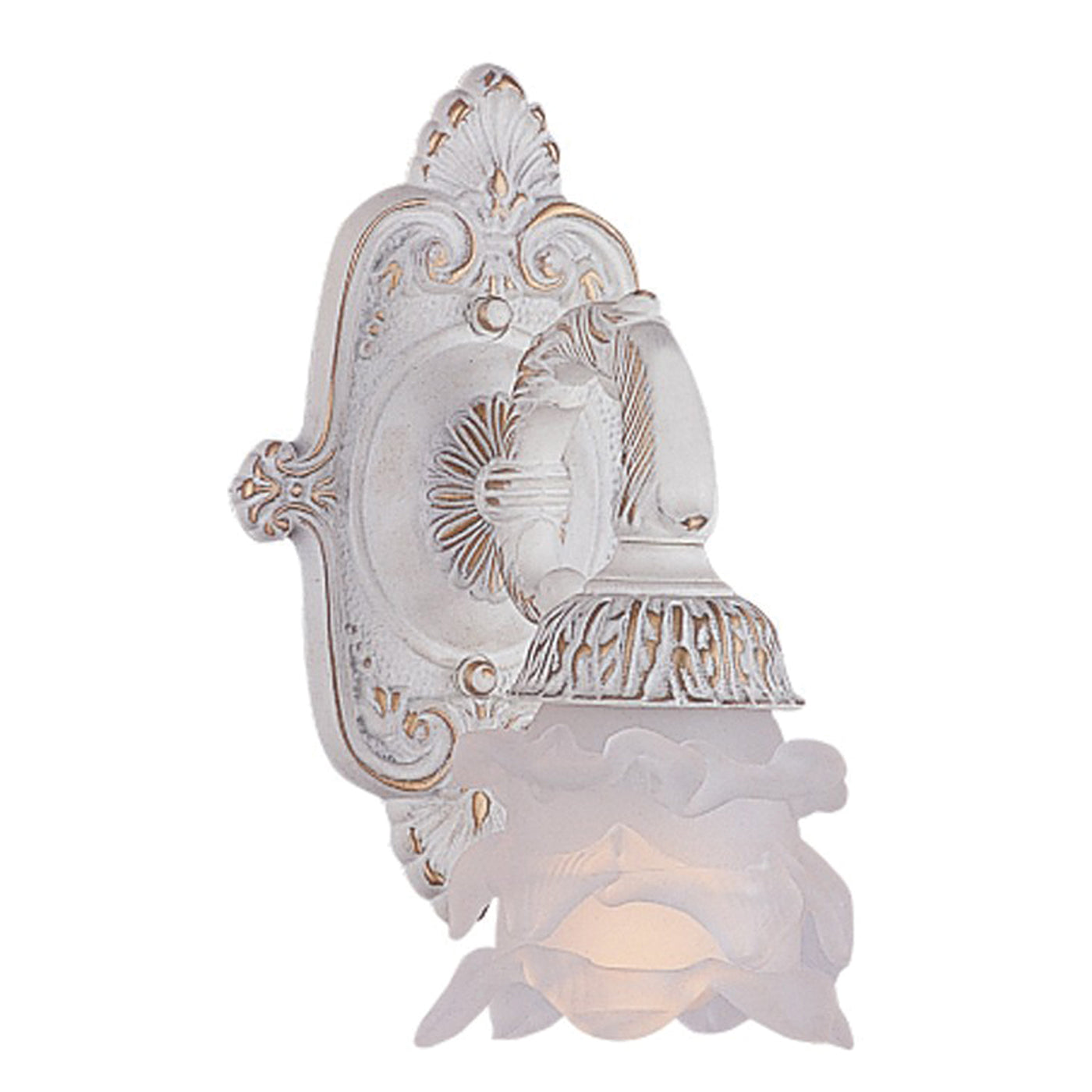 Paris Market 1 Light Antique White Sconce Wall Sconce Crystorama