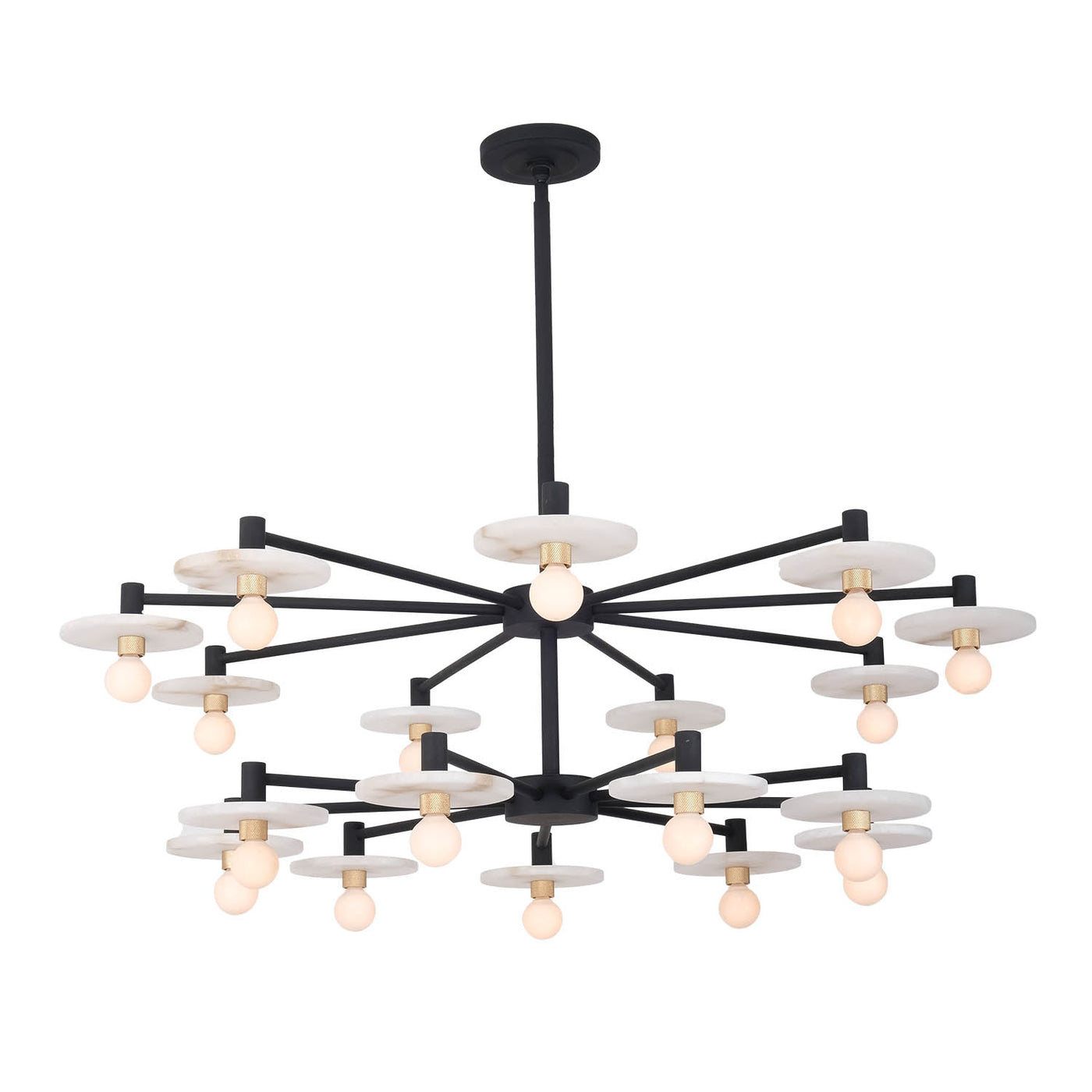 Discus 2 Tier Pendant Pendant Kalco