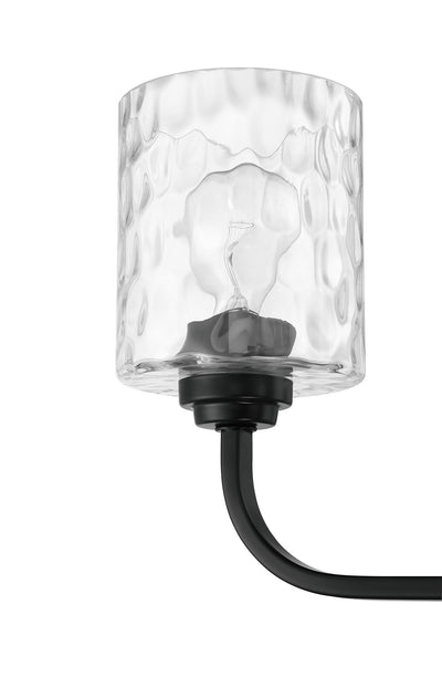 Collins 3 Light Chandelier in Flat Black Chandelier Craftmade