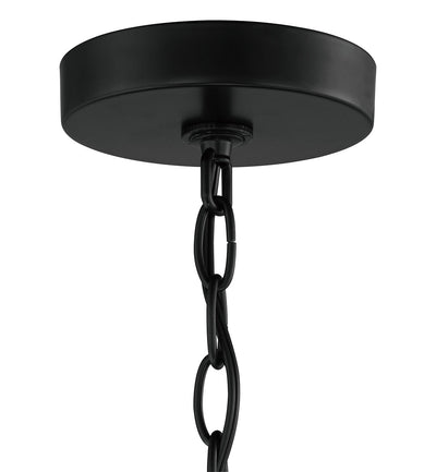 Collins 4 Light Chandelier in Flat Black Chandelier Craftmade