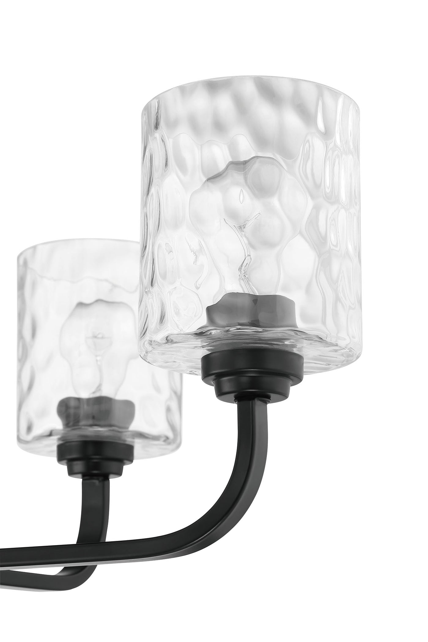 Collins 4 Light Chandelier in Flat Black Chandelier Craftmade