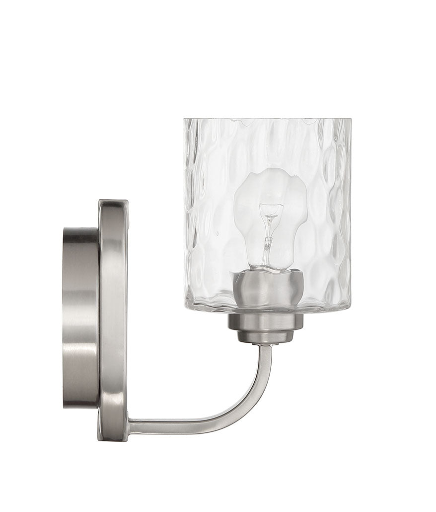 Collins 1 Light Wall Sconce in Brushed Polished Nickel Wall Sconce Craftmade