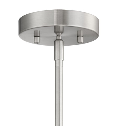 Collins 1 Light Mini Pendant in Brushed Polished Nickel Pendant Craftmade