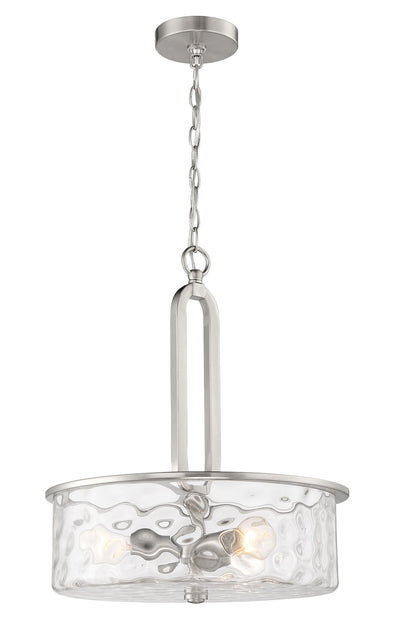 Collins 3 Light Pendant in Brushed Polished Nickel Pendant Craftmade