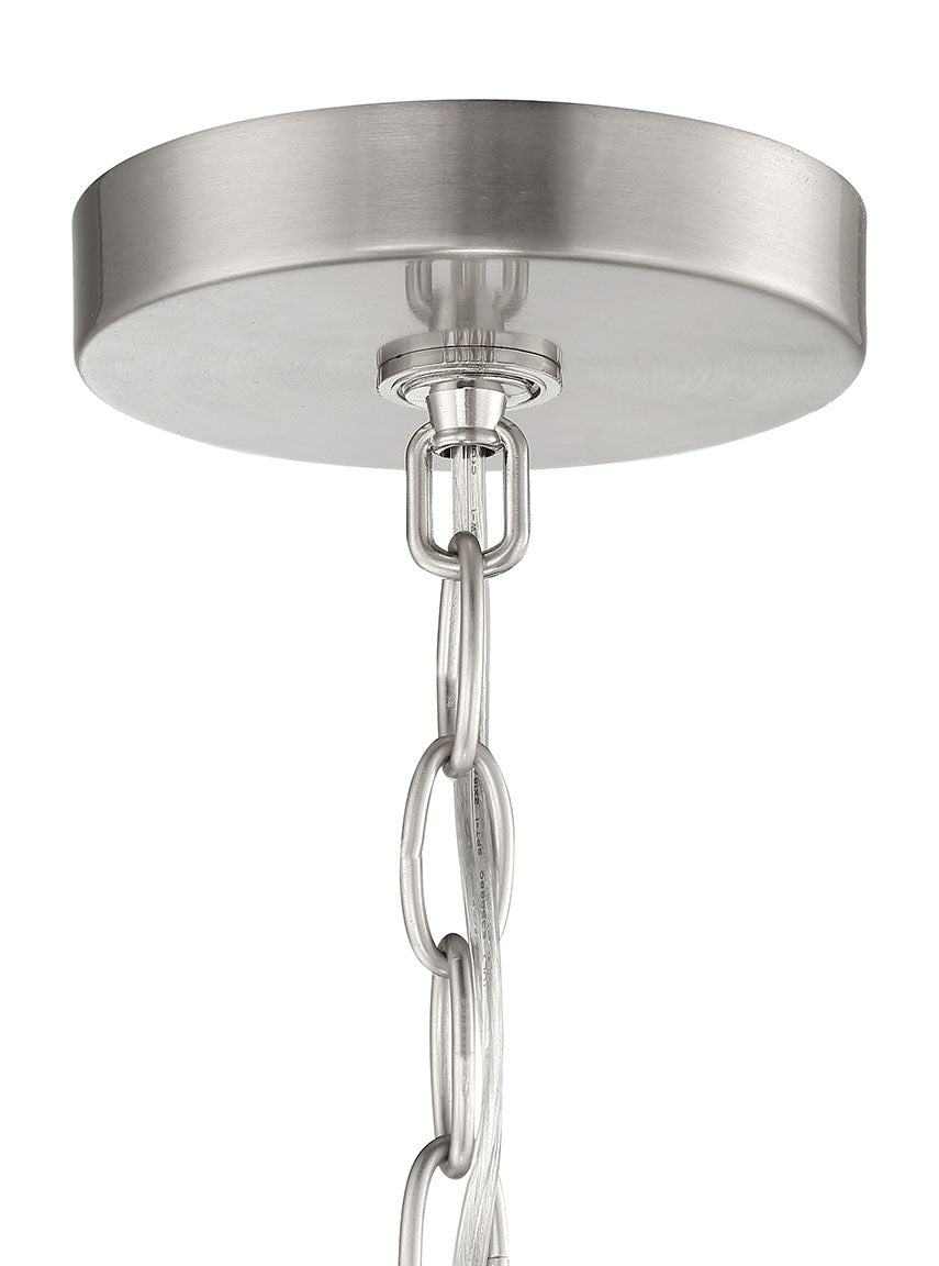 Collins 3 Light Pendant in Brushed Polished Nickel Pendant Craftmade