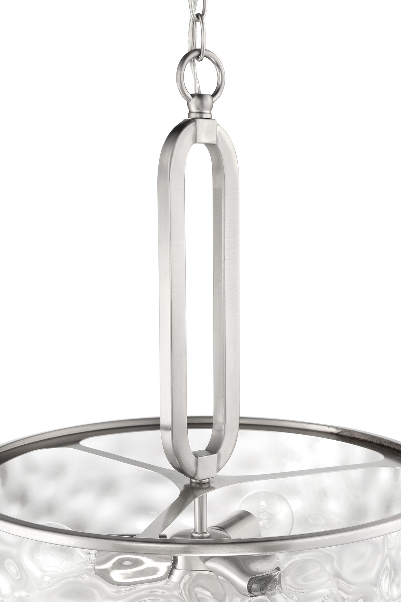 Collins 3 Light Pendant in Brushed Polished Nickel Pendant Craftmade