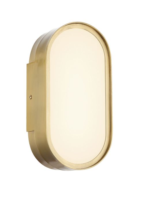 Melody 1 Light LED Wall Sconce in Satin Brass Wall Sconce Craftmade