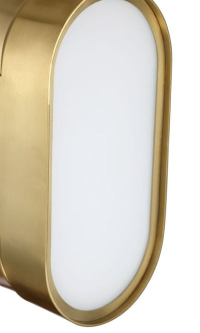 Melody 1 Light LED Wall Sconce in Satin Brass Wall Sconce Craftmade