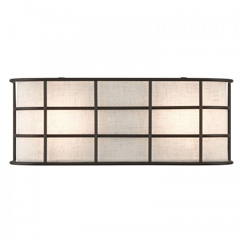 2 Light English Bronze ADA Sconce Wall Sconce Livex