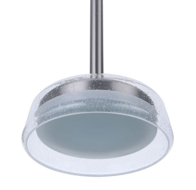 Centric 10" LED Pendant in Brushed Polished Nickel Pendant Craftmade