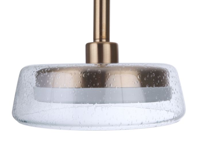 Centric 10" LED Pendant in Satin Brass Pendant Craftmade