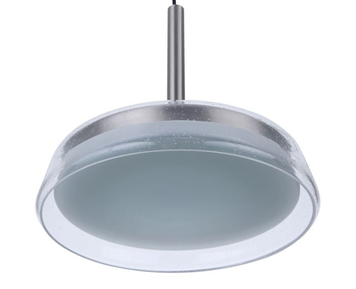 Centric 14" LED Pendant in Brushed Polished Nickel Pendant Craftmade