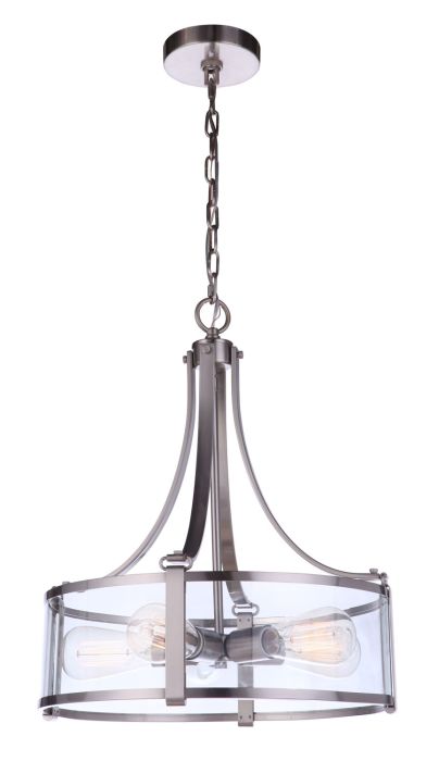 Elliot 5 Light Pendant in Brushed Polished Nickel Pendant Craftmade