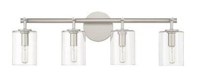 Hailie 4 Light Vanity in Satin Nickel Bath and Vanity Craftmade