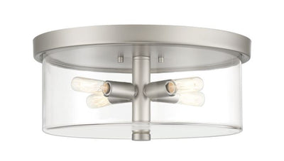 Hailie 4 Light Flushmount in Satin Nickel Flush Mount Craftmade