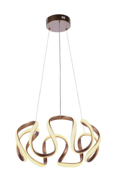 Pulse Dimmable LED Pendant in Chapagne Brass Pendant Craftmade