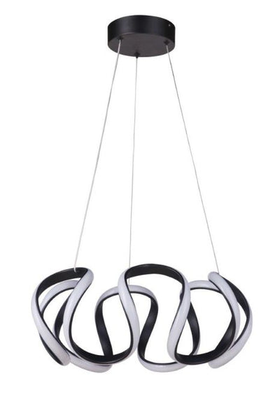 Pulse Dimmable LED Pendant in Flat Black Pendant Craftmade