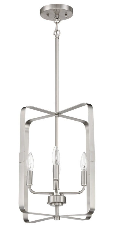 Stowe 4 Light Foyer in Brushed Polished Nickel Pendant Craftmade