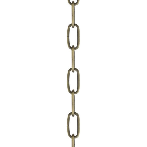 Antique Brass 3' Heavy Duty Decorative Chain Accessory Livex