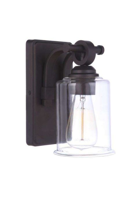 Romero 1 Light Wall Sconce in Espresso Wall Sconce Craftmade