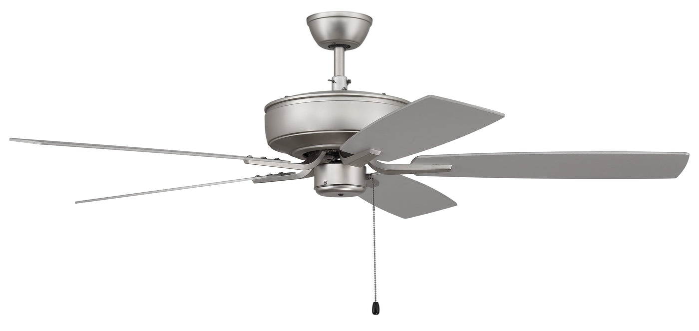 52" Pro Plus in Brushed Nickel w/ Brushed Nickel/Greywood Blades Ceiling Fan CRAFTMADE