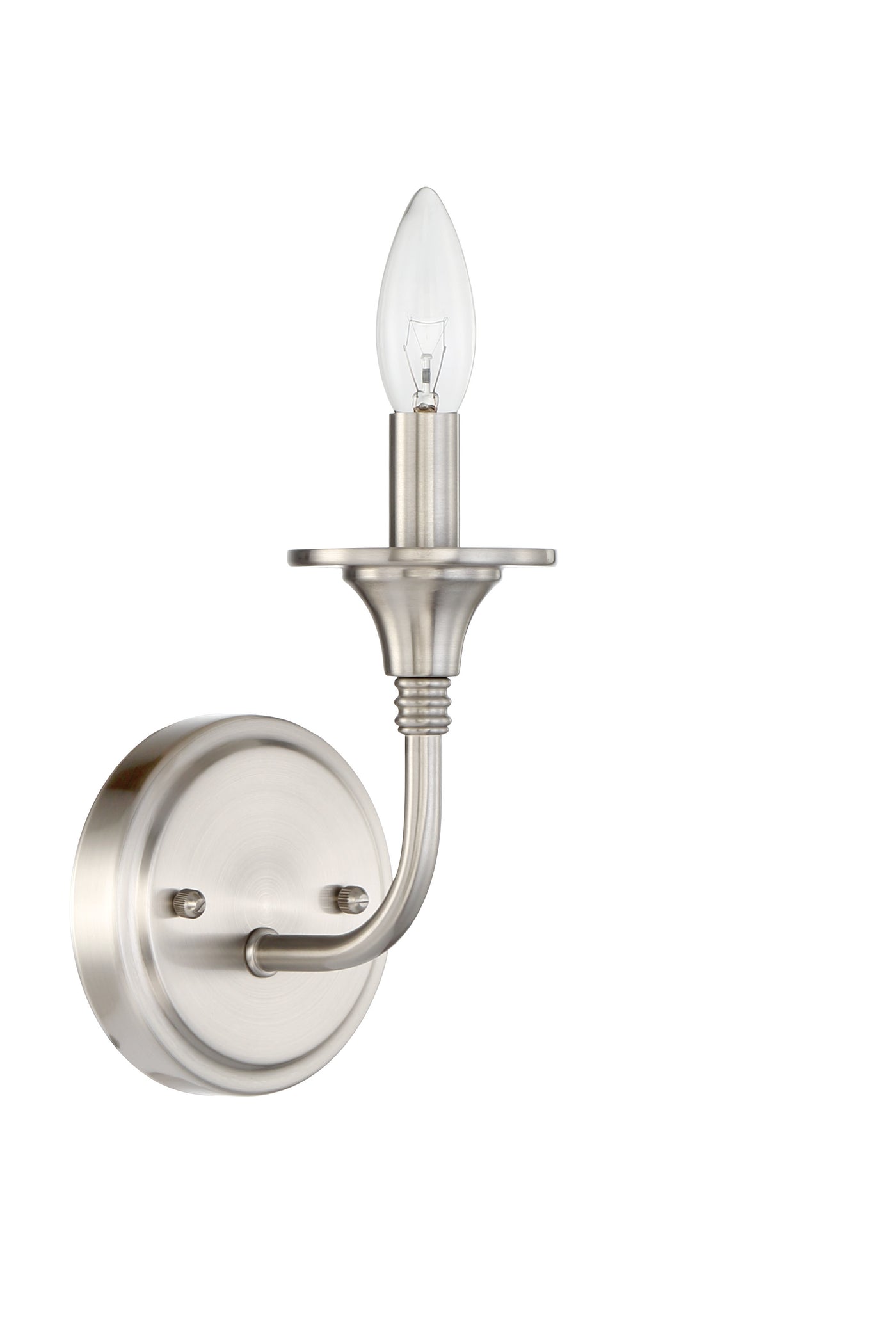 Jolenne 1 Light Wall Sconce in Brushed Polished Nickel Wall Sconce Craftmade