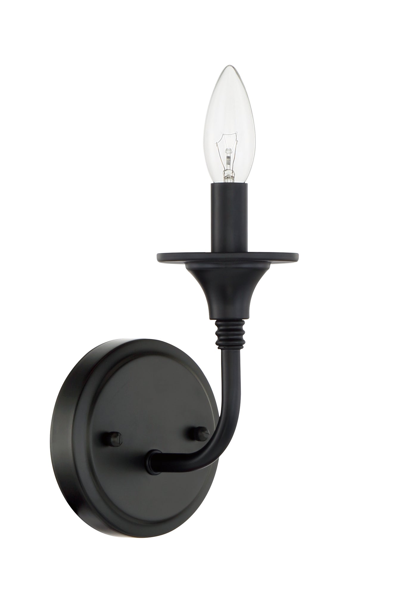 Jolenne 1 Light Wall Sconce in Flat Black Wall Sconce Craftmade