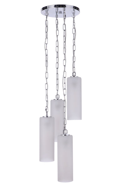 Myos 4 Light Pendant in Chrome Pendant Craftmade