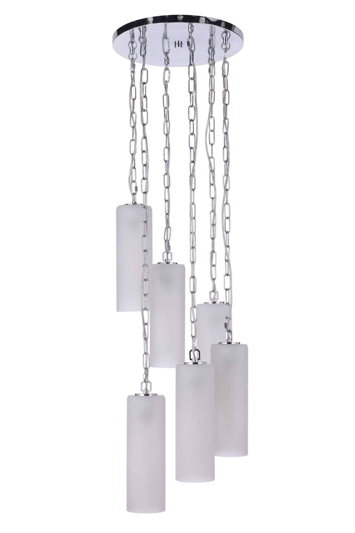 Myos 6 Light Pendant in Chrome Pendant Craftmade