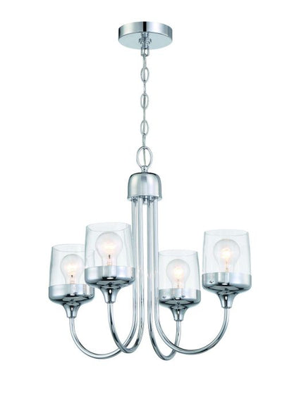 Wrenn 4 Light Chandelier in Chrome Chandelier Craftmade