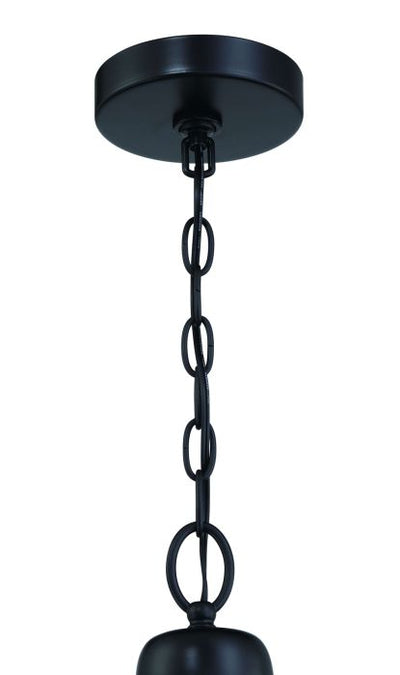 Wrenn 6 Light Chandelier in Flat Black Chandelier Craftmade